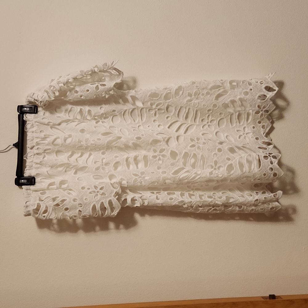 White off the shoulder dress